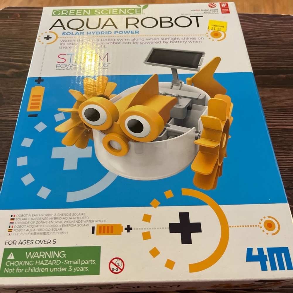 SMITH Aqua Robot Kit with Yellow and Blue Accents